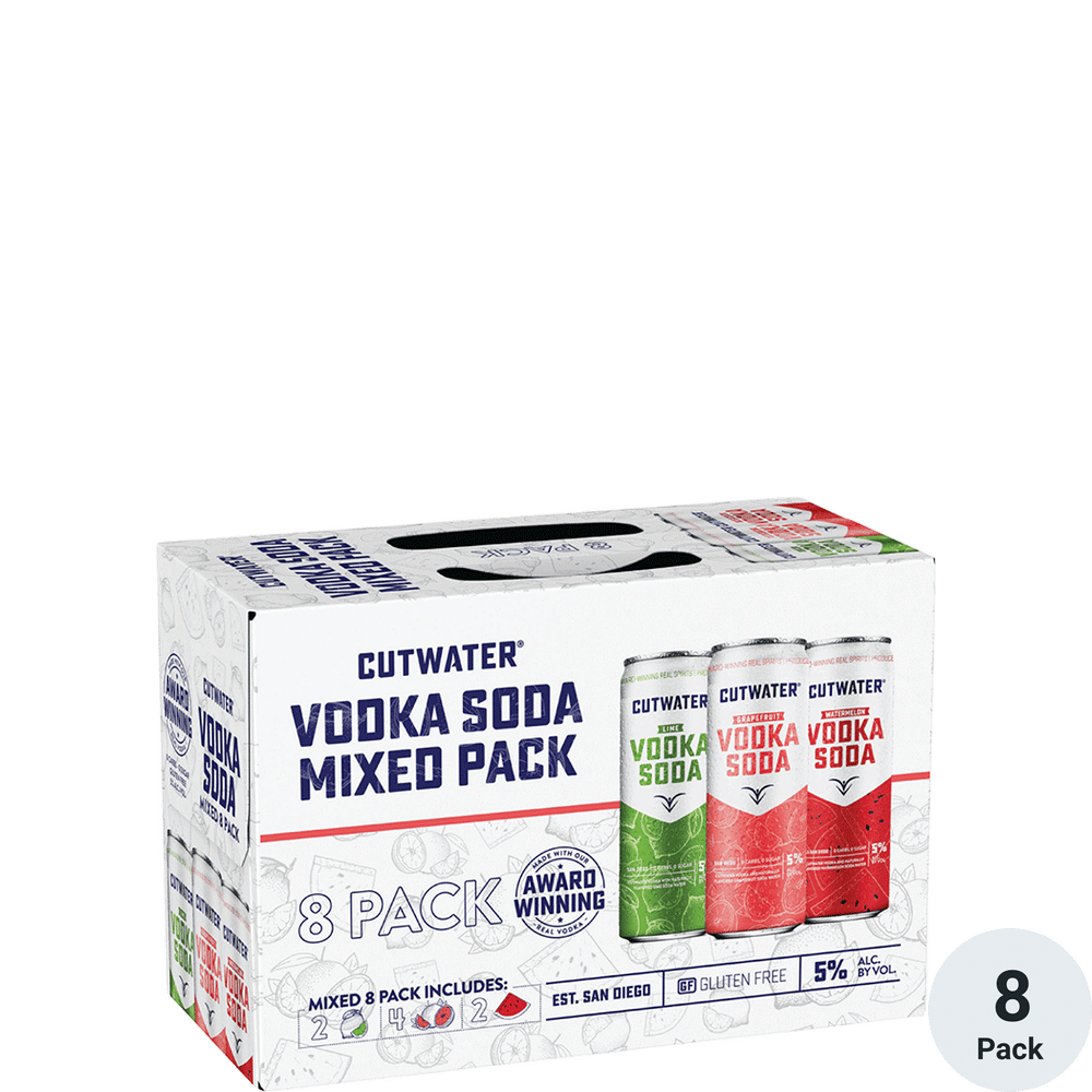 Cutwater Vodka Soda Variety Pack Total Wine & More
