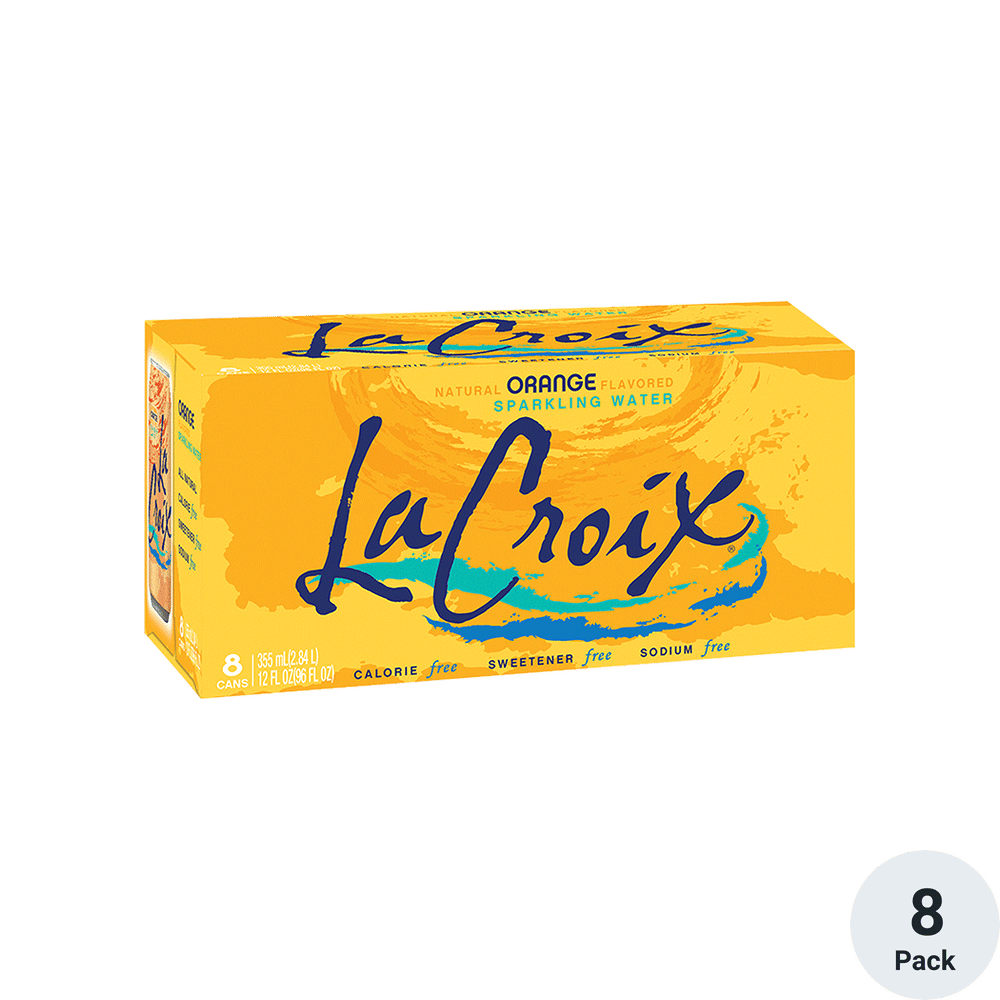 Lacroix Sparkling Orange 8pk-12oz Cans