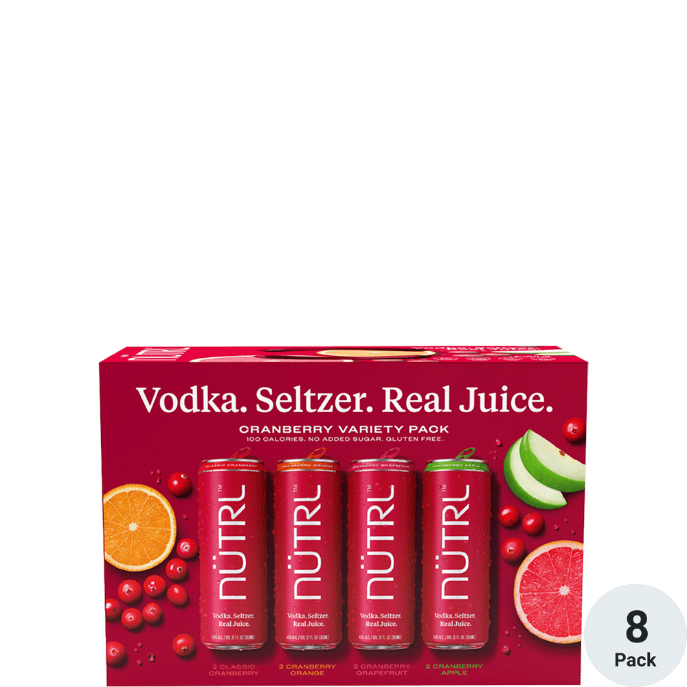 NUTRL Cranberry Hard Seltzer Variety Pack Total Wine More buy-nutrl-cranberry-variety-vodka-seltzer-each-fridley-liquor