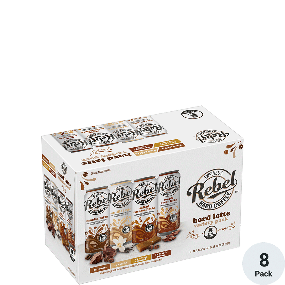 Rebel Hard Coffee Variety Pack 8pk-11oz Cans