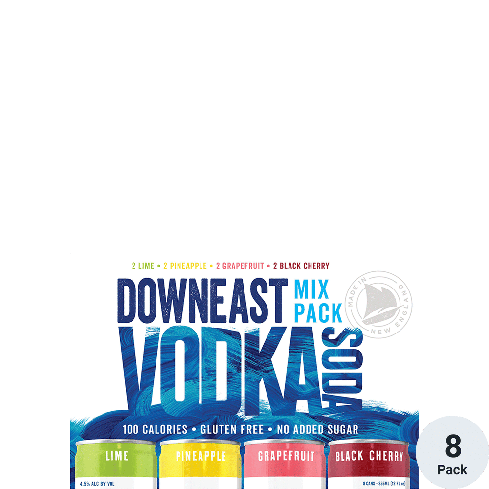 Downeast Vodka Soda Mix Pack Total Wine & More