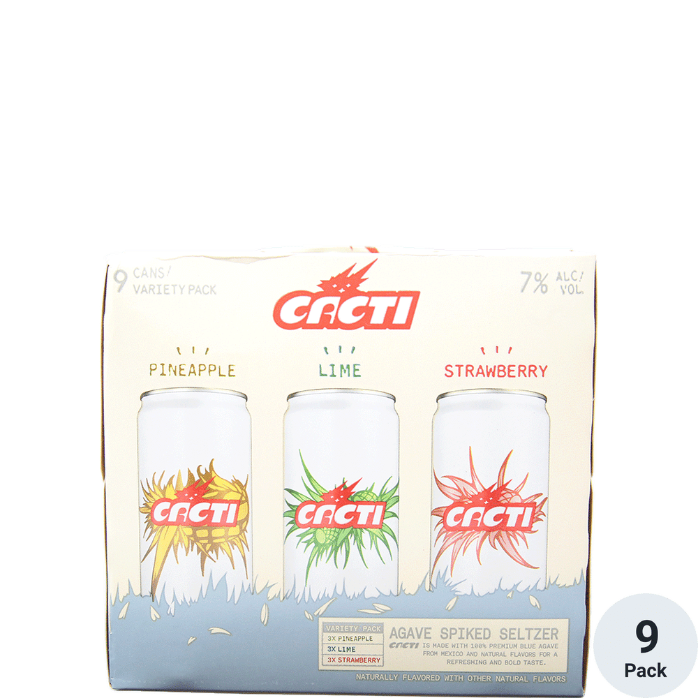 Cacti Agave Spiked Seltzer 9-12oz Can