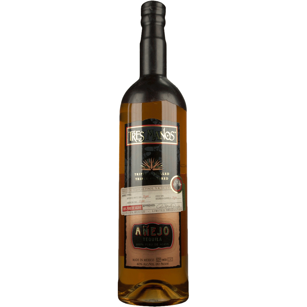 Tres Manos Anejo 3 YR Tequila
