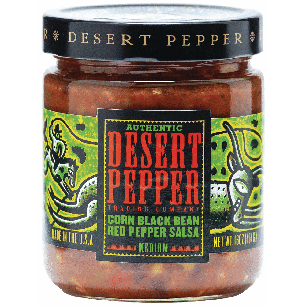 Desert Pepper Corn Black Bean Salsa