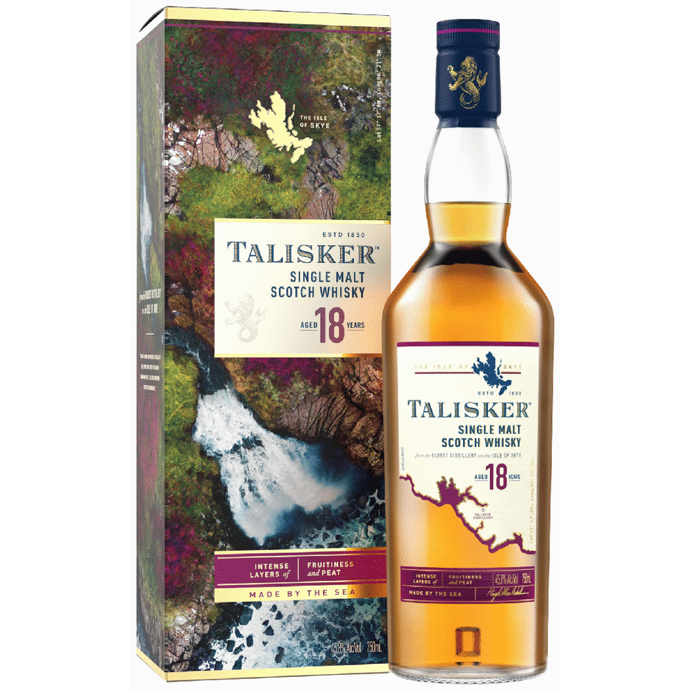 TALISKER 18年 シングルモルトウイスキー 700ml Talisker 18 Year Single Malt Scotch | Total Wine & More