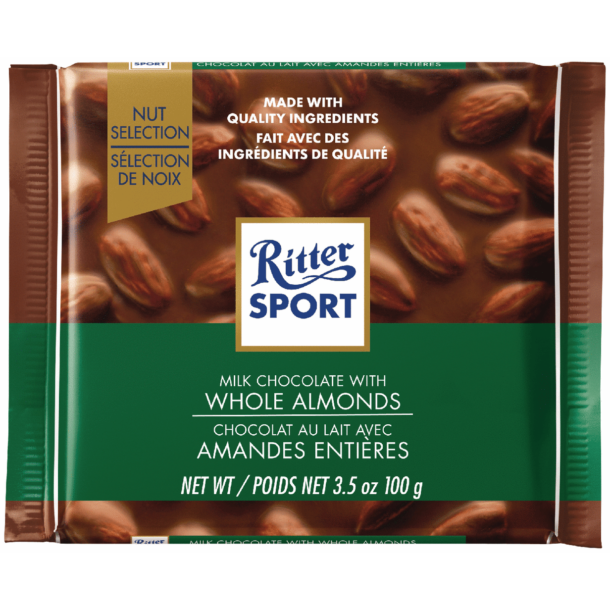 Ritter Sport Milk Chocolate with Almond