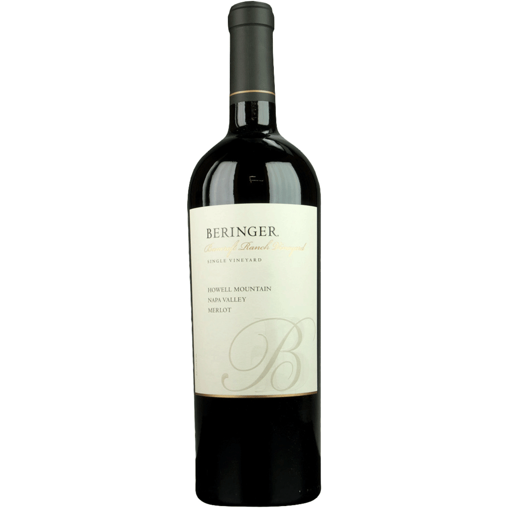 Beringer Merlot Bancroft Howell Mountain