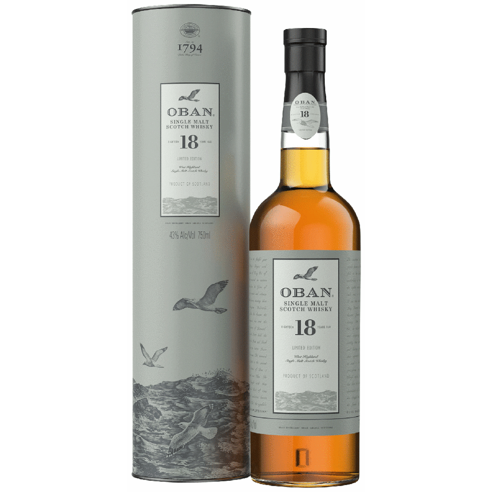 Oban 18 Year Single Malt Scotch