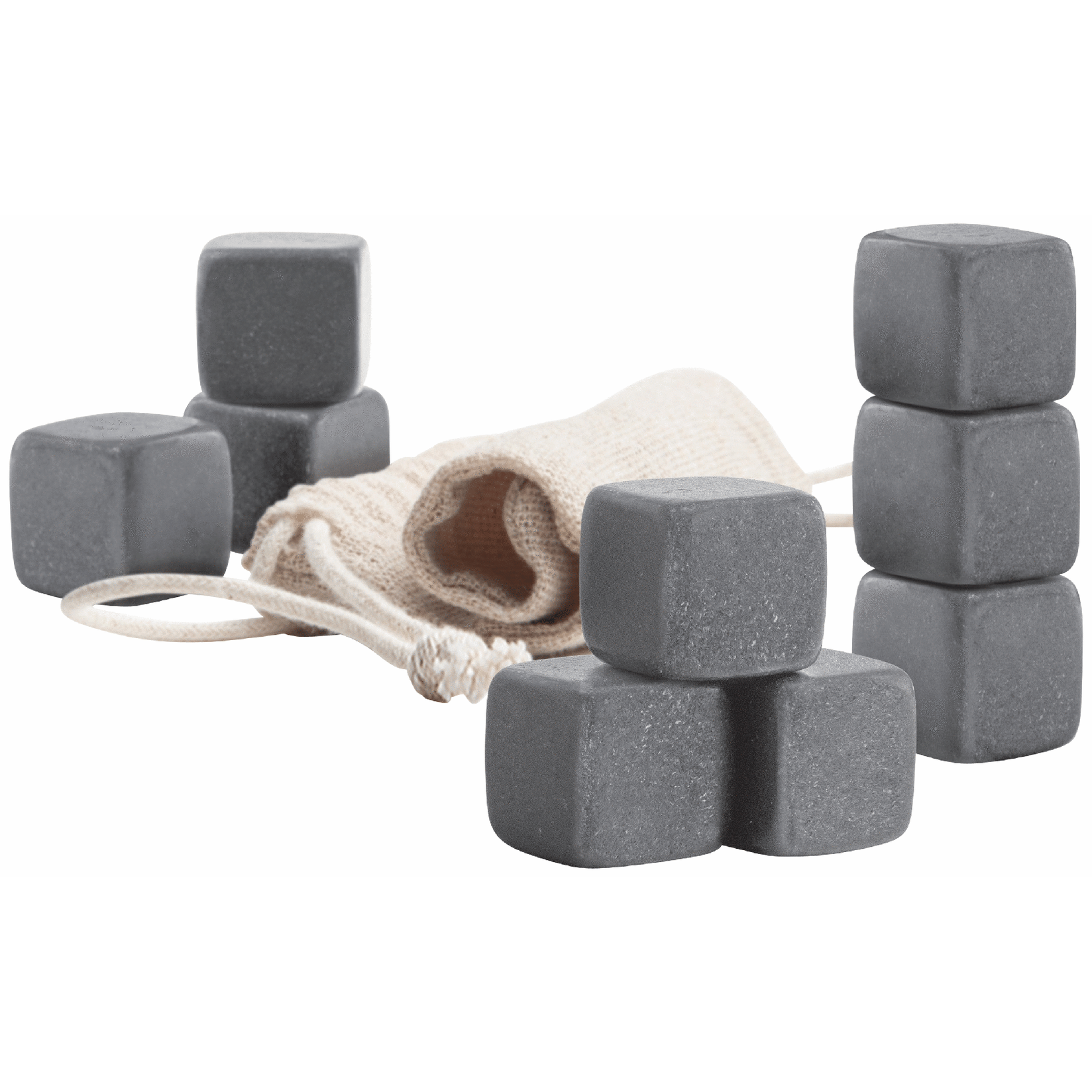 Final Touch On The Rocks Chilling Stones - Set of 9