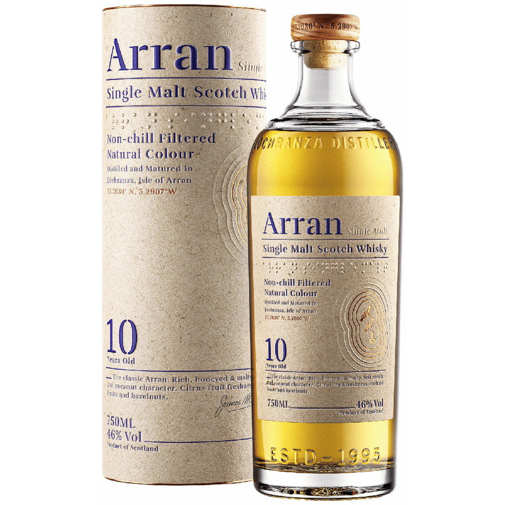 Arran 10 Year Single Malt Scotch Whisky | Total Wine & More