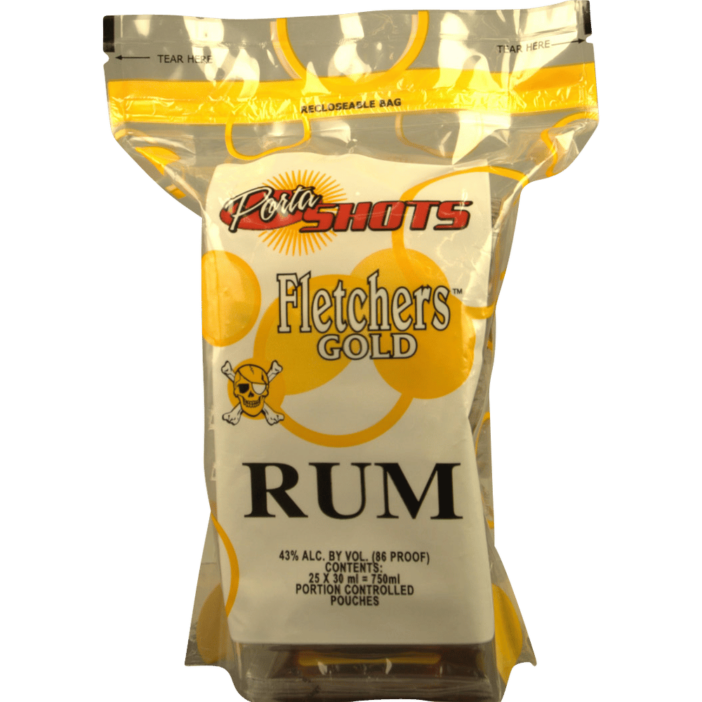 PortaShots Fletchers Gold Rum