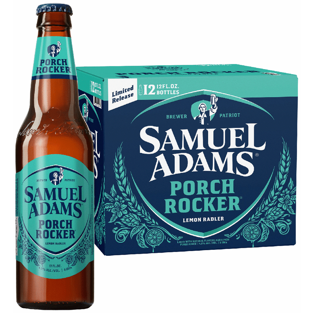 Samuel Adams Porch Rocker Lemon Radler Seasonal Beer | Total Wine