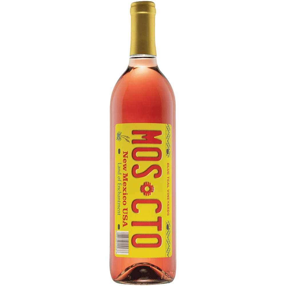 Blue Teal Red Moscato