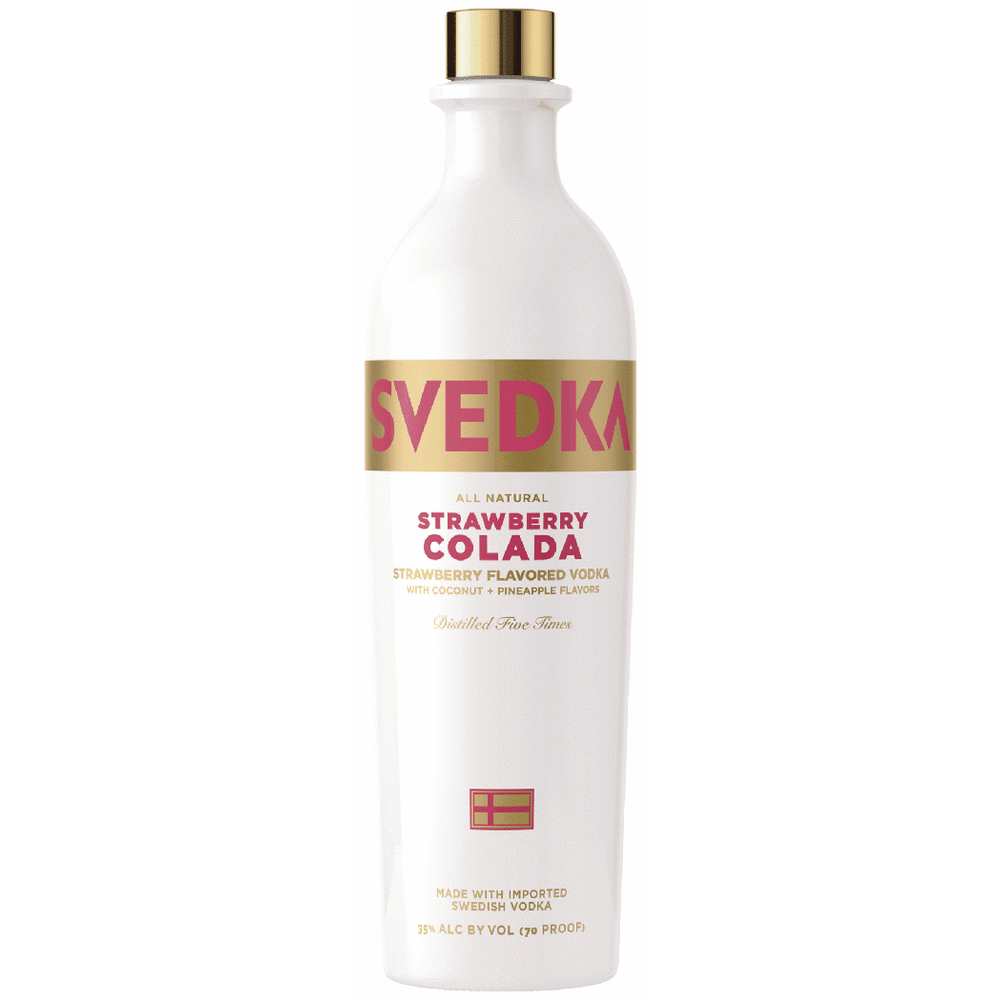 Svedka Vodka Strawberry Colada