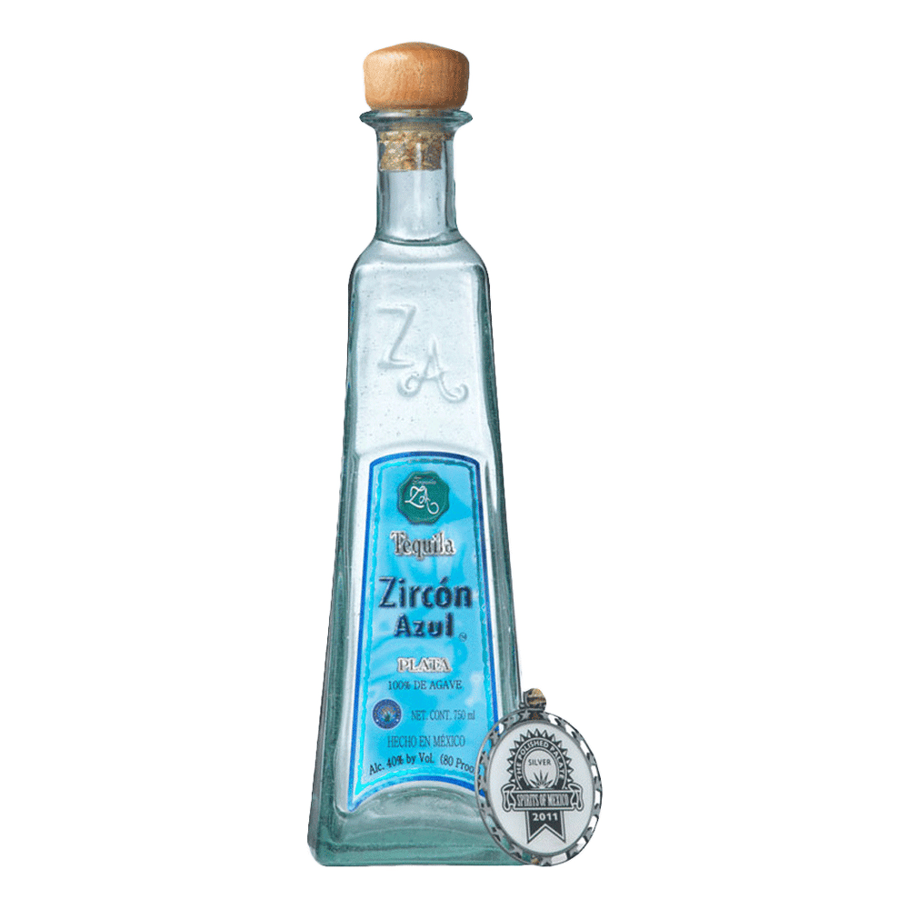 Zircon Azul Plata Tequila