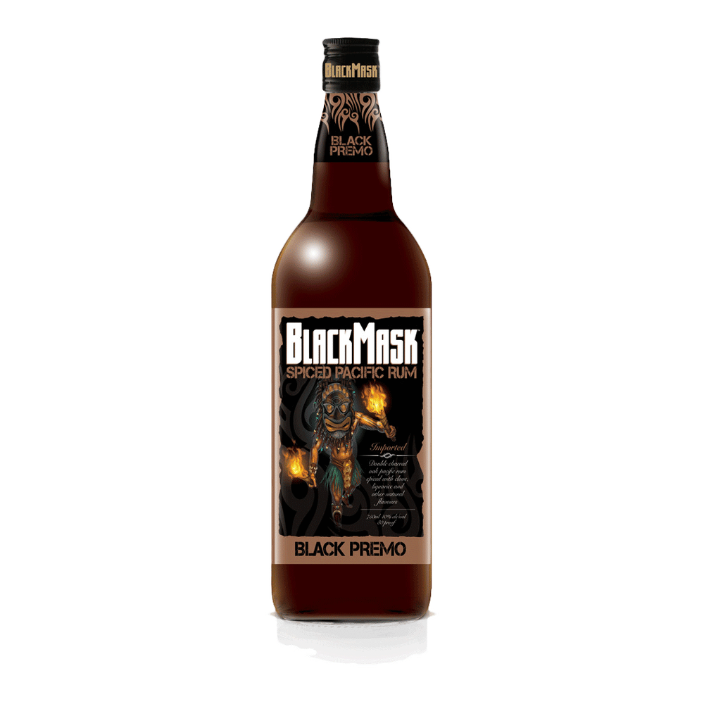 Black Mask Pacific Island Spiced Rum Black Premo