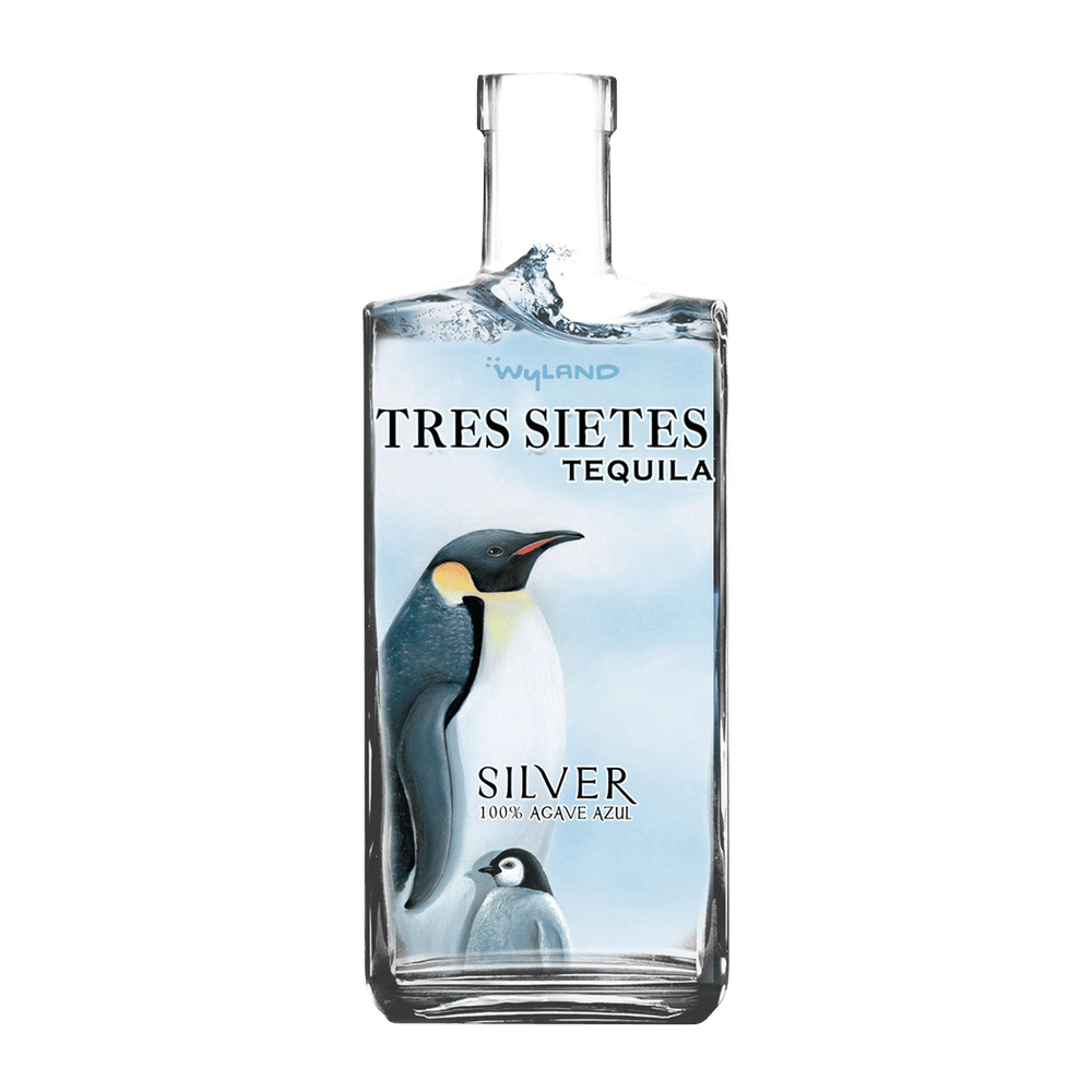 Tres Sietes Silver Tequila - Penguin Label