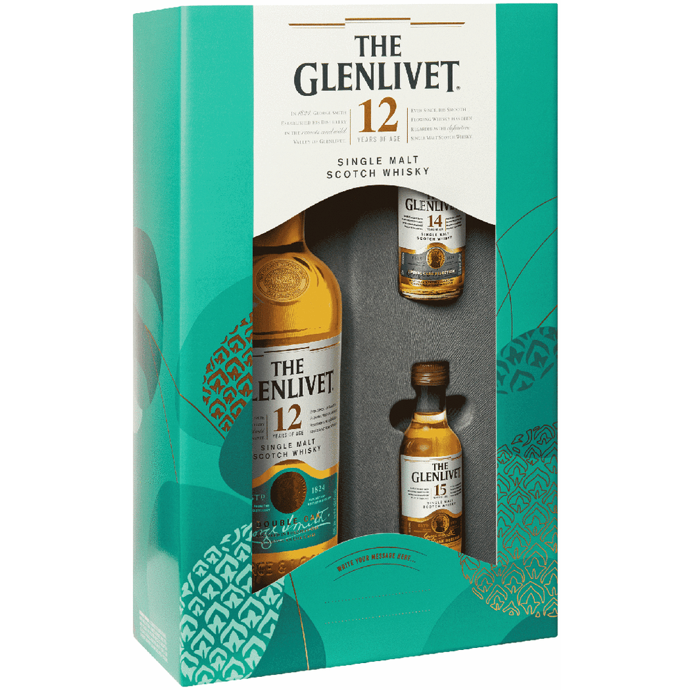 The Glenlivet 12 Year with Two 50mls Gift
