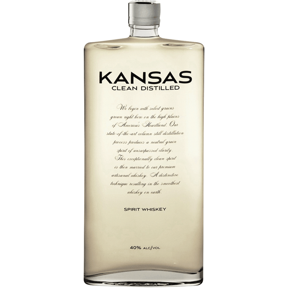 Kansas Clean Distilled Spirit Whiskey