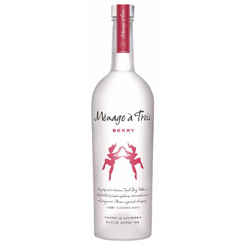 Menage a Trois Triple Berry Vodka