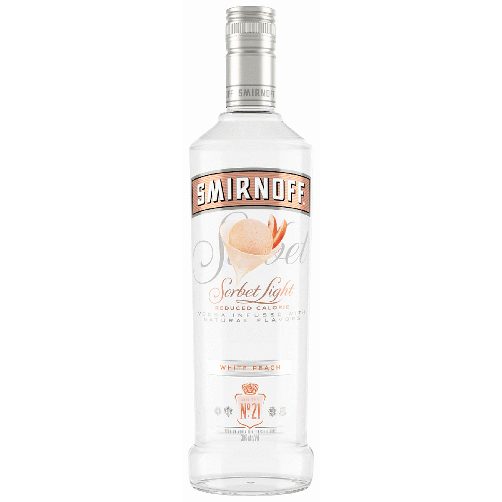 Smirnoff Sorbet Lt White Peach Vodka