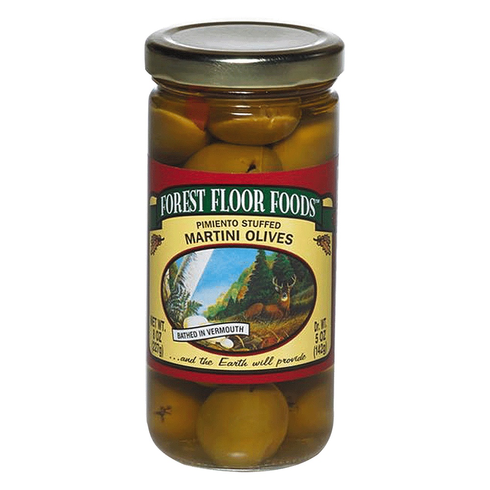 Forest Floor Pimiento Martini Olives