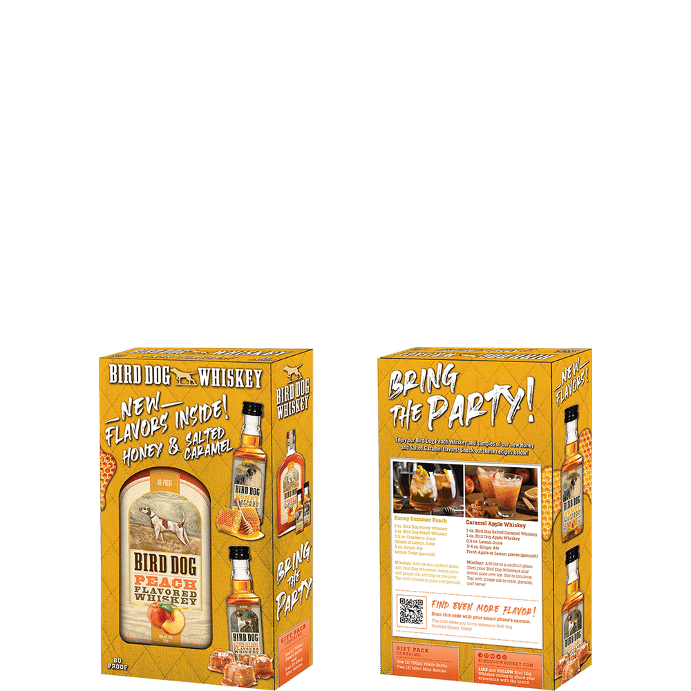 Bird Dog Peach Whiskey with Two 50mls Gift