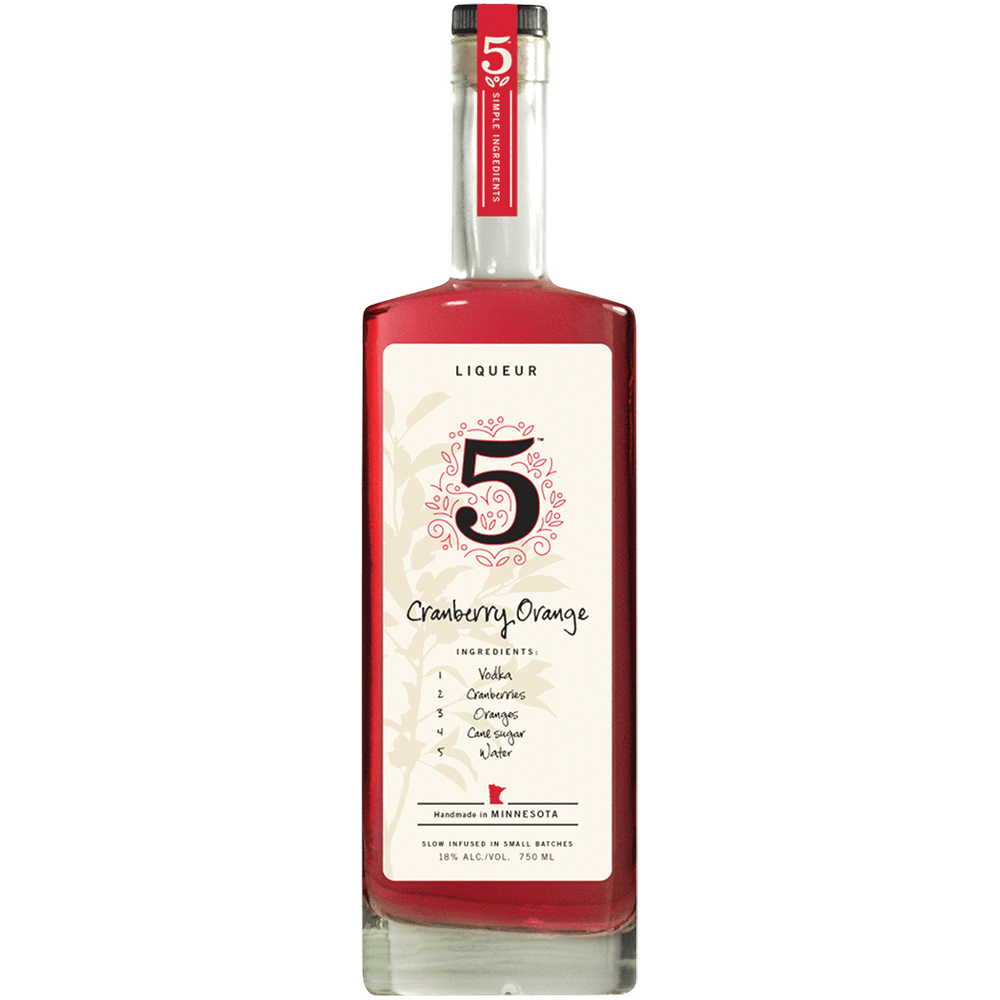5 Cranberry Orange Liqueur