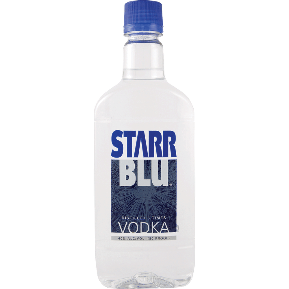 Starr Blu Vodka Plastic