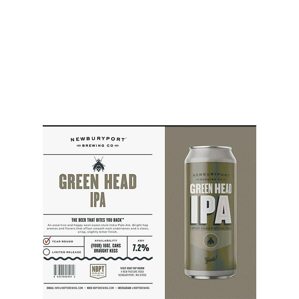Newburyport Green Head IPA