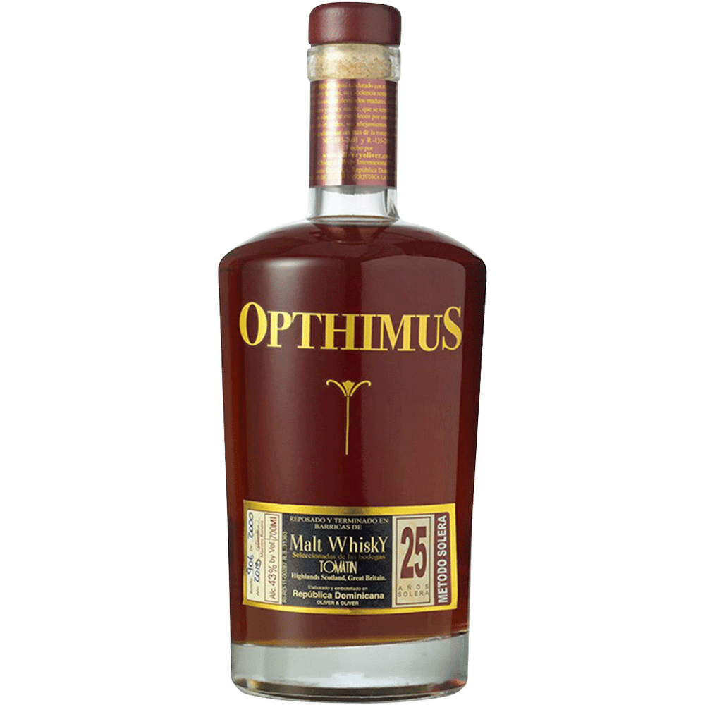 Opthimus Rum 25 Yr Malt Whiskey Finish