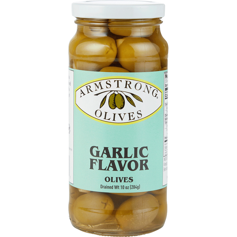 Armstrong Olives Garlic Whole Nat