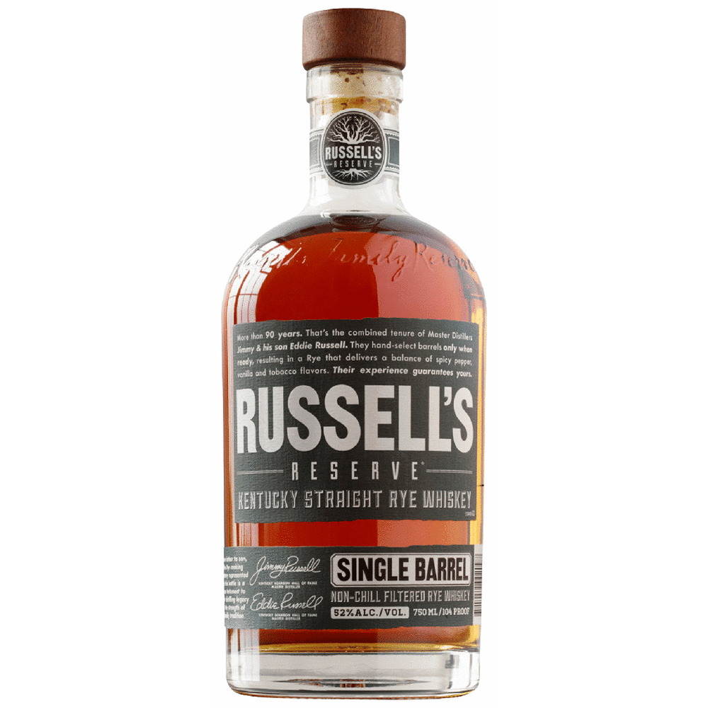 ラッセルズリザーブ RYE 750ml 52% Russell's Reserve Rye | Total Wine & More
