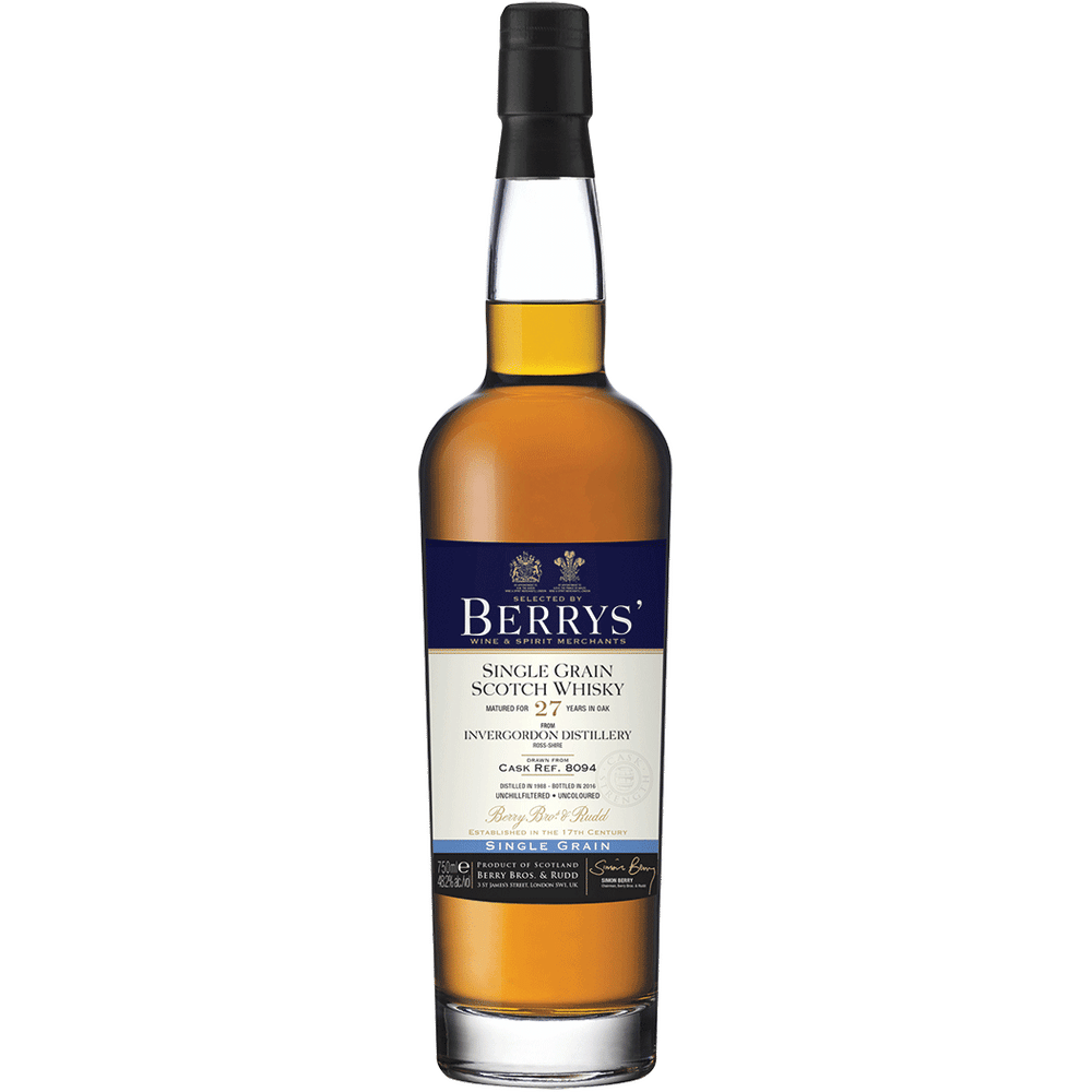 Berrys' Invergordon Grain 27 Yr