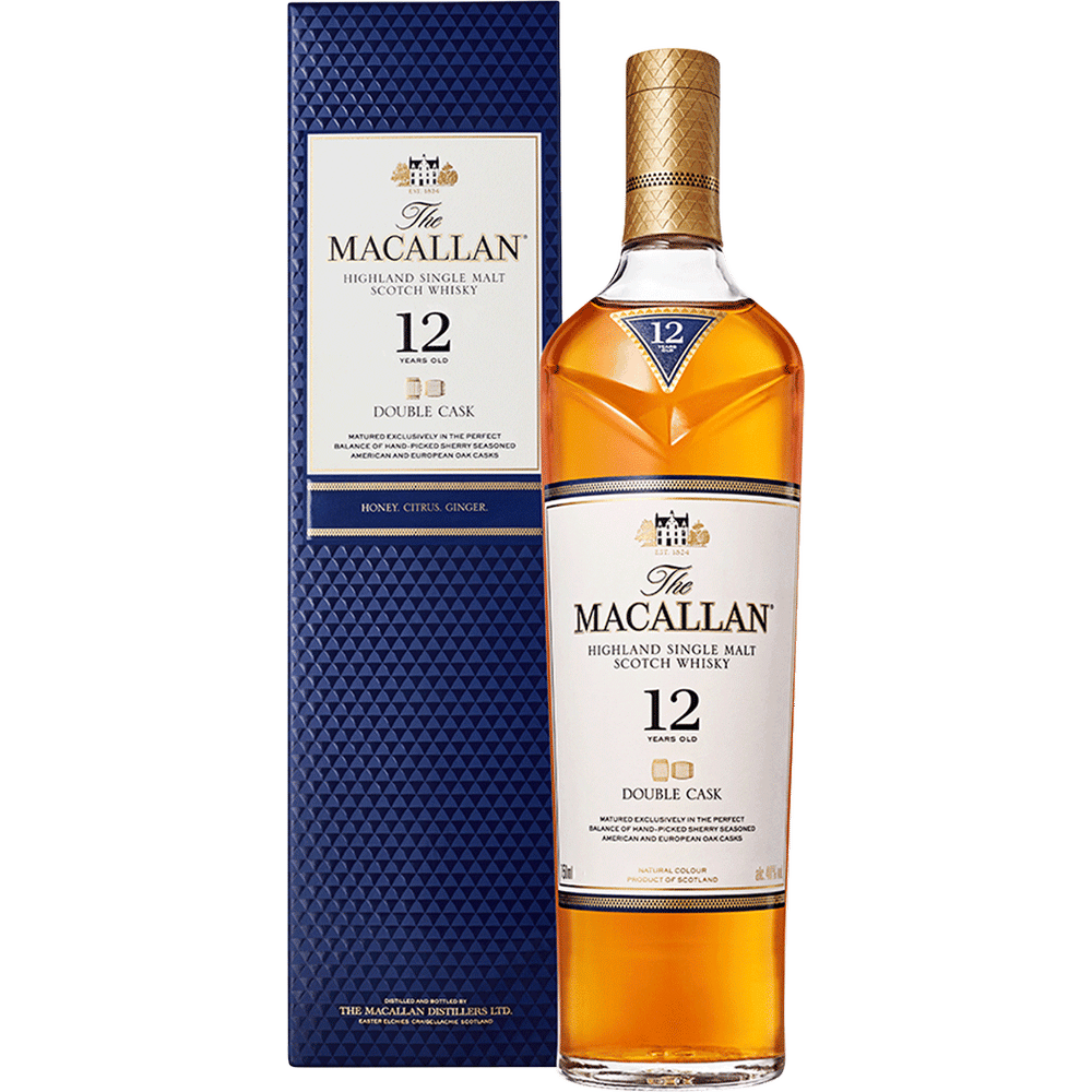 ウイスキー The Macallan 12 Year Double Cask 700ml Macallan 12 Yr Double Cask Single Malt Scotch | Total Wine