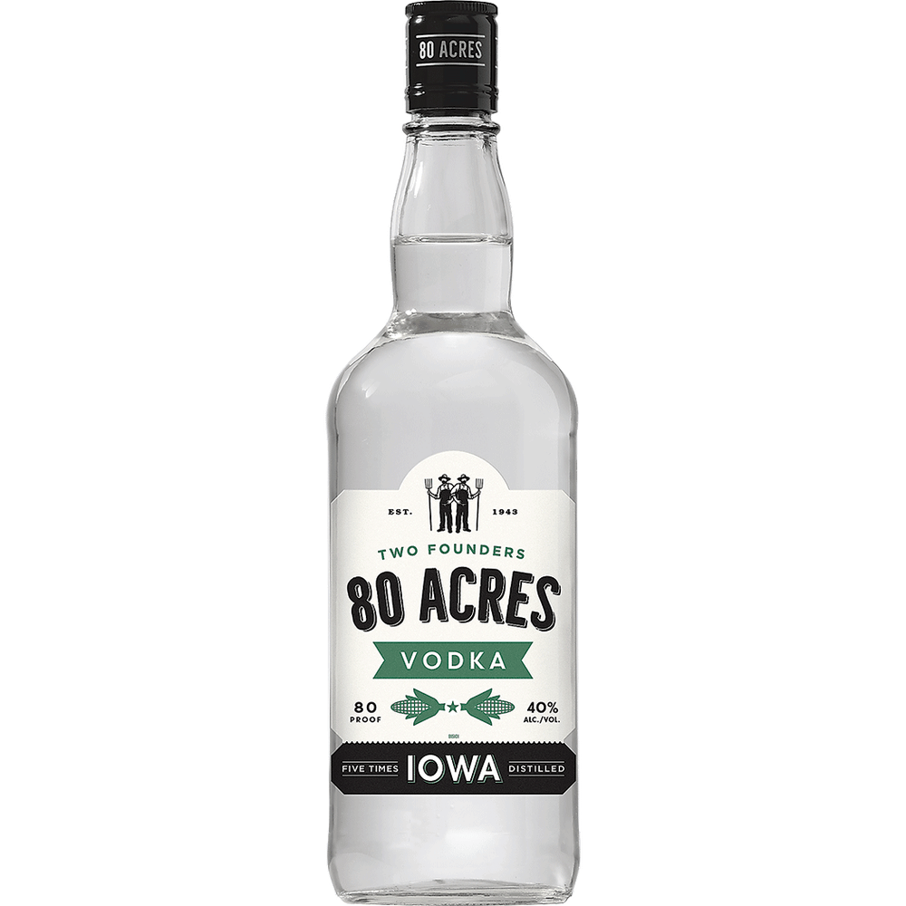Two Founders 80 Acres Vodka