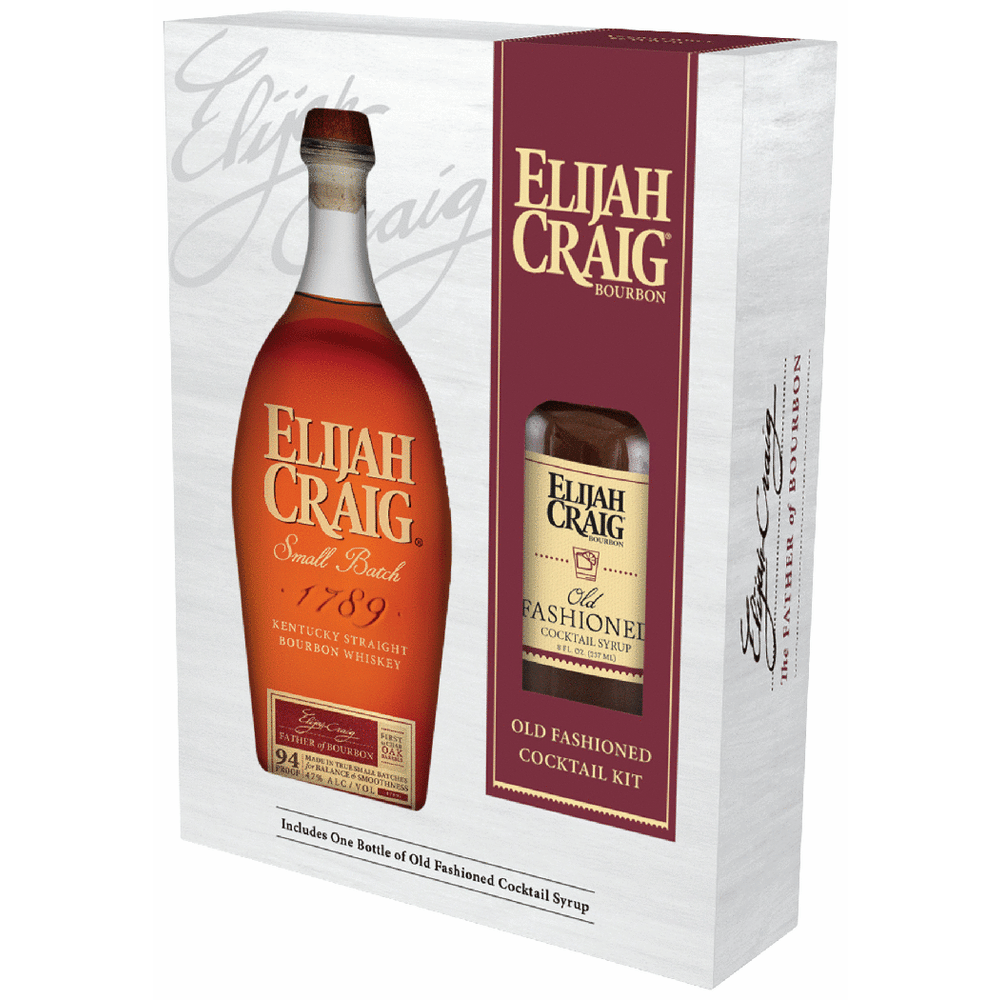 Elijah Craig with Old Fashioned Mixer Gift