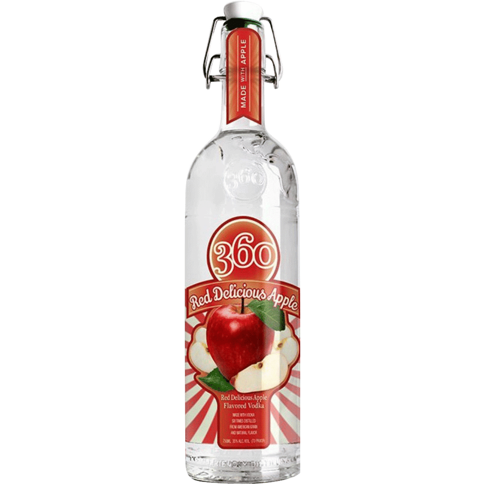 360 Vodka Red Delicious Apple