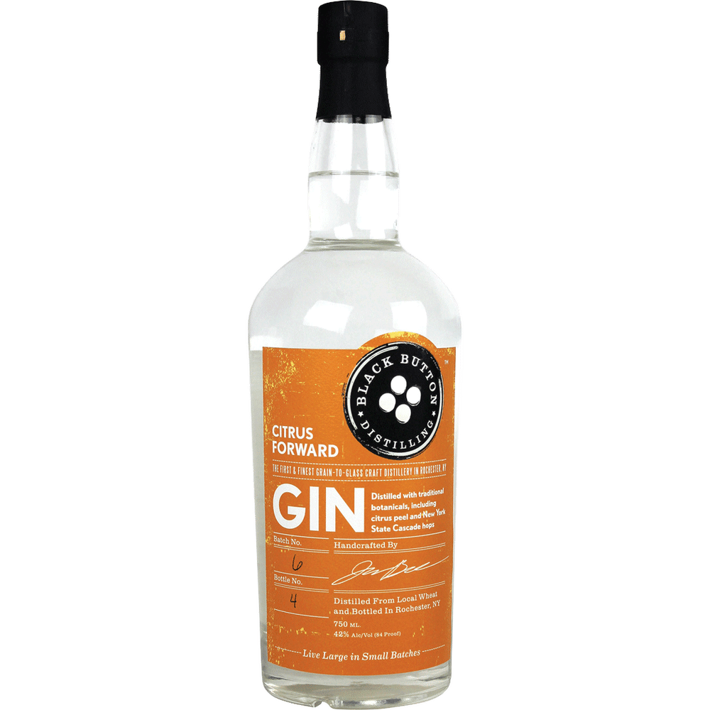 Black Button Citrus Forward Gin
