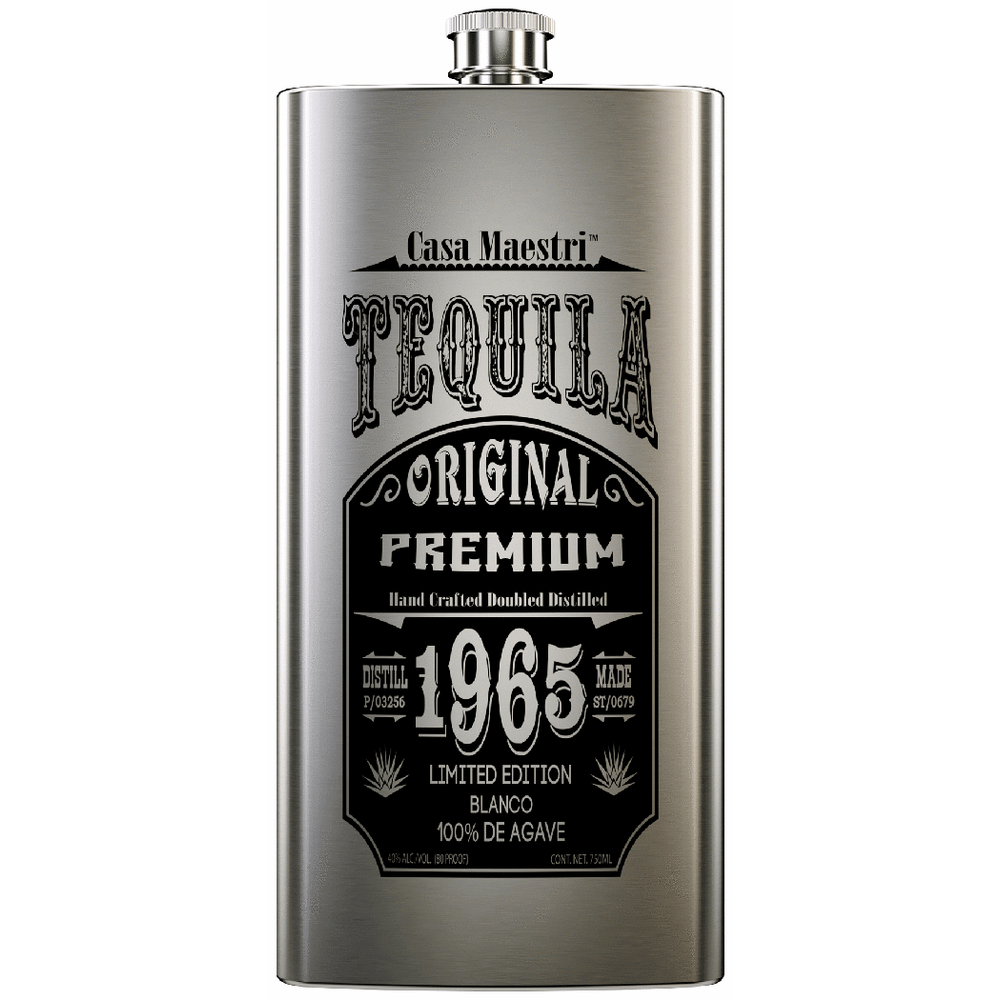 Casa Maestri Flask Blanco Tequila