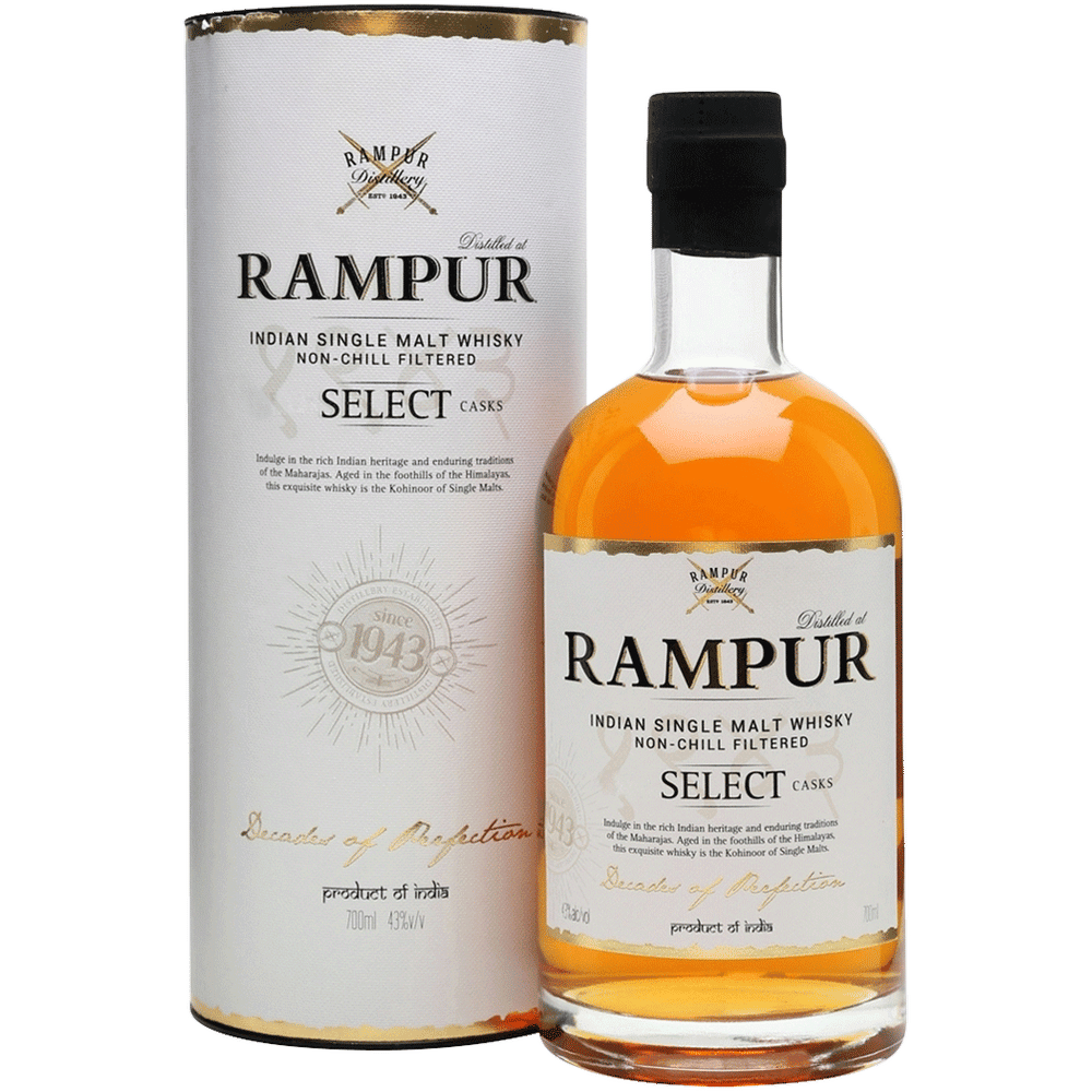 Rampur Indian Single Malt Whisky | Total Wine \u0026 More, image size:1000x1000