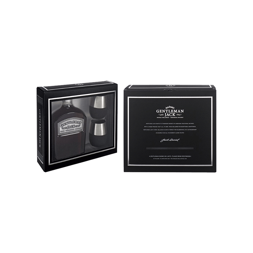 Jack Daniels Gentleman Jack w/ 2 Cups Gift