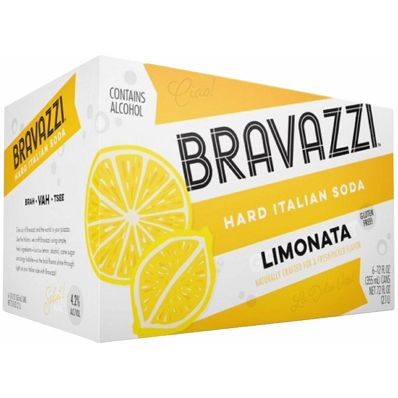 Bravazzi Hard Italian Soda Limonata