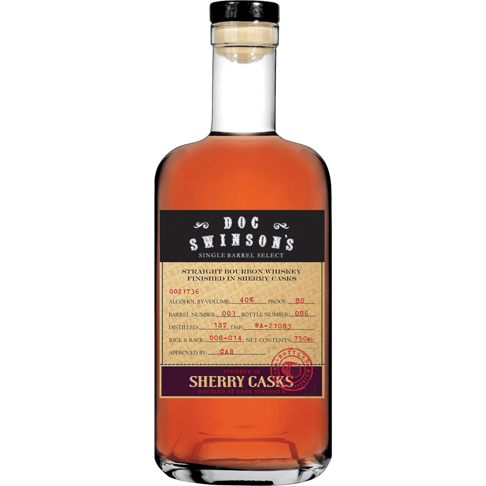 Doc Swinson's Single Barrel Select Bourbon