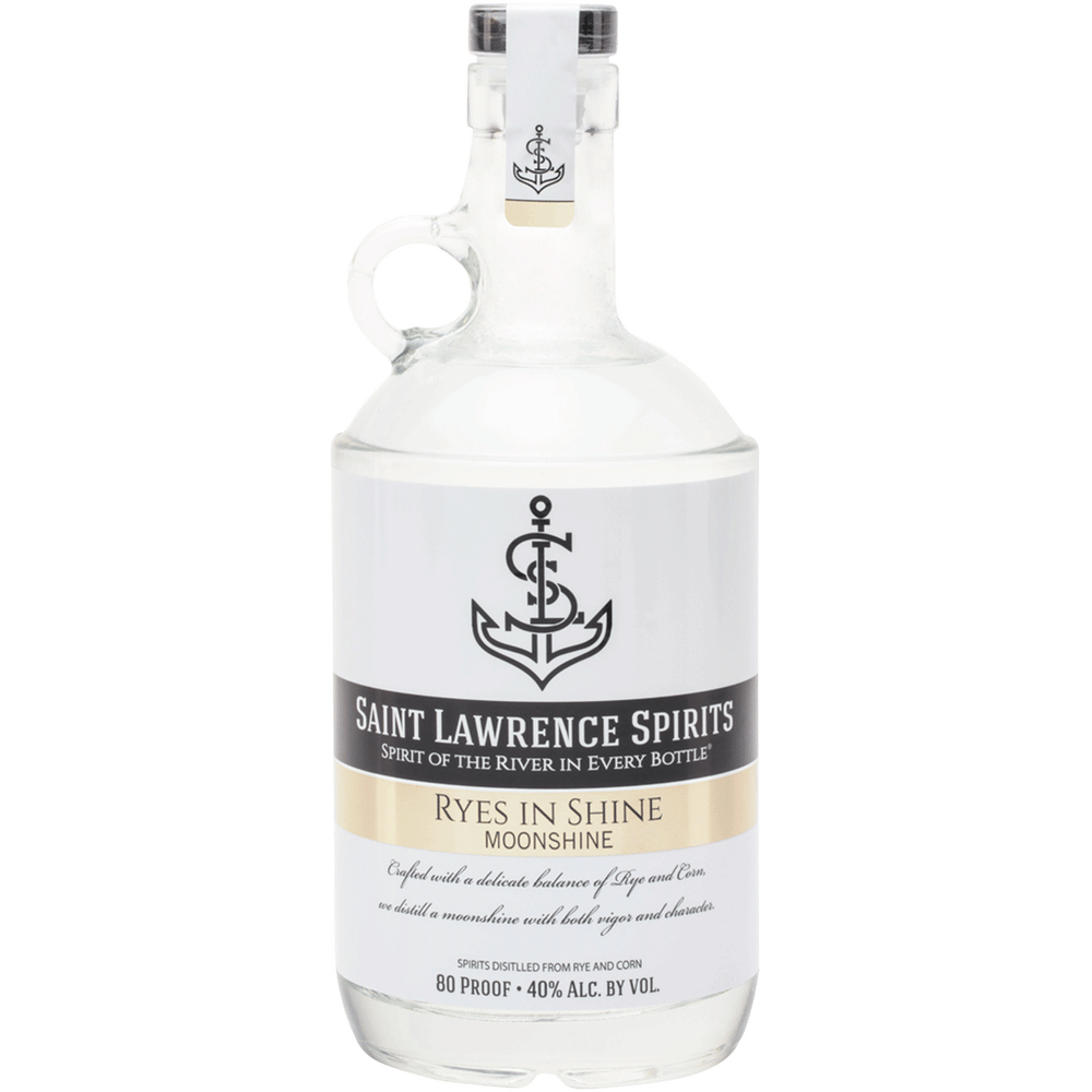 Saint Lawrence Ryes in shine Moonshine