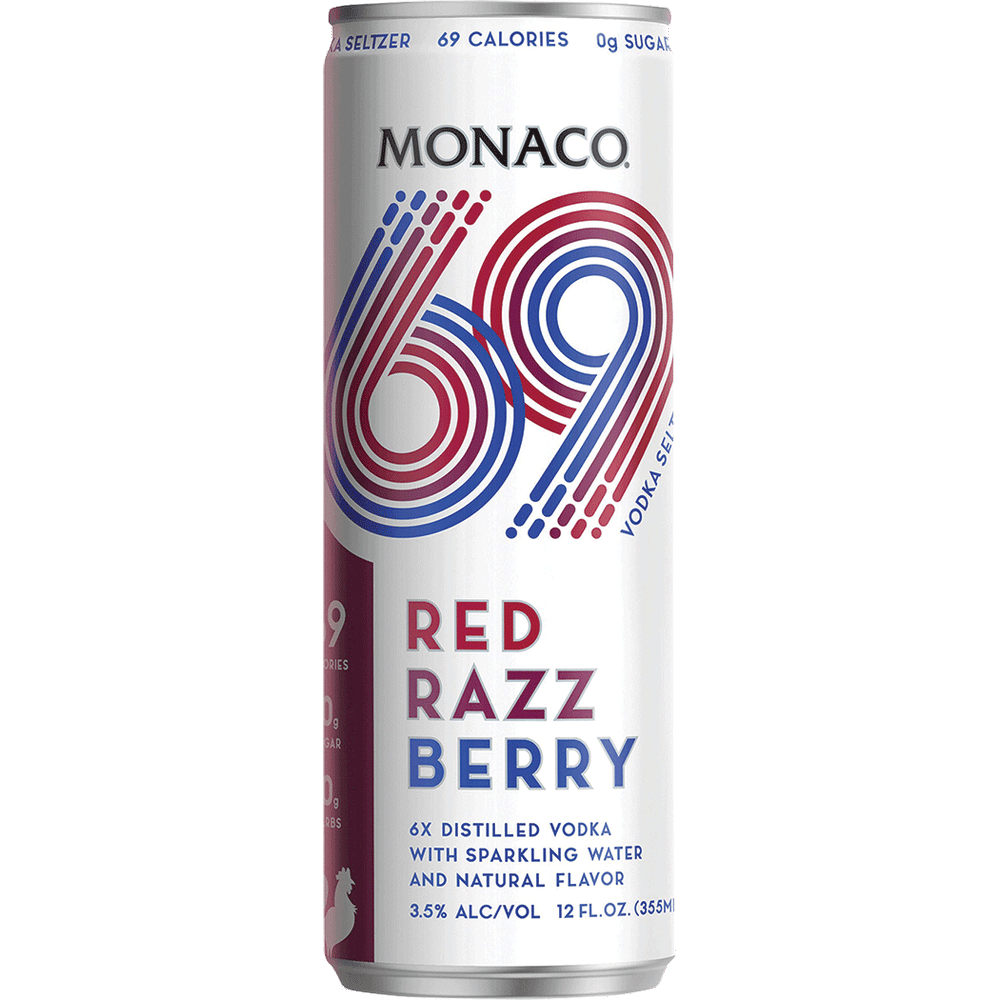 Monaco 69 Red Razz Berry Vodka