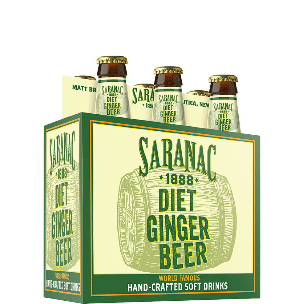 Saranac Soda Diet Ginger Beer