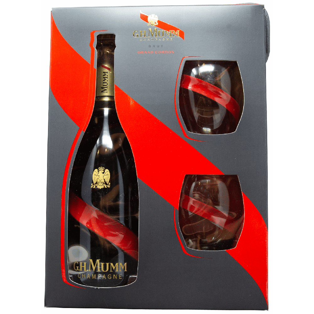 Mumm Grand Cordon Brut Champagne W/ Flutes | Total Wine & More