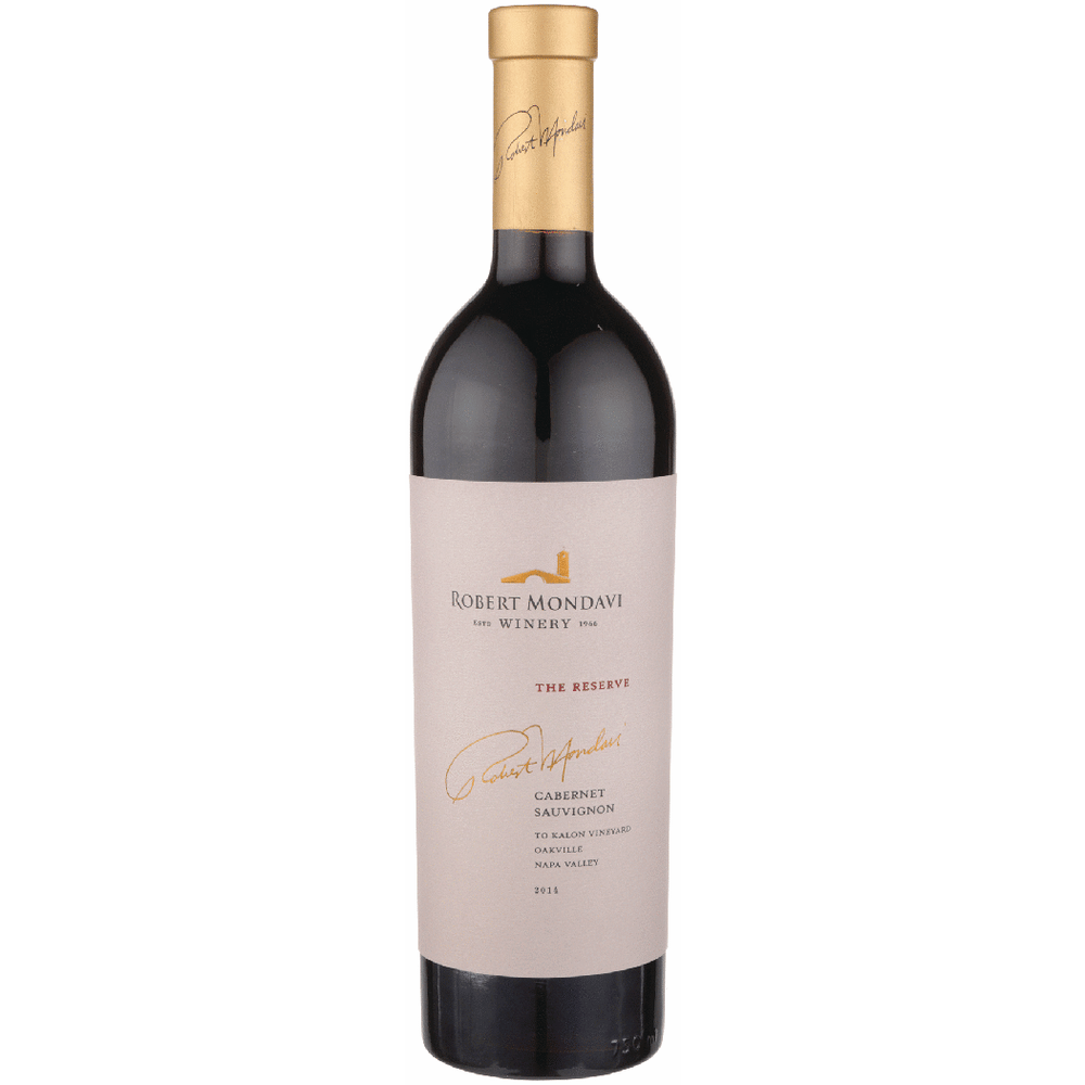 Robert Mondavi Winery Cabernet Sauvignon Reserve Wine Etched