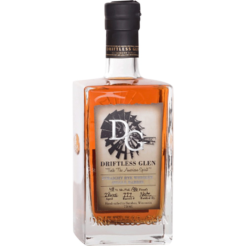 Driftless Glen Single Barrel Rye Bourbon